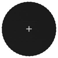 VidaXL Springmat voor 10 feet/3,05 m ronde trampoline stof zwart