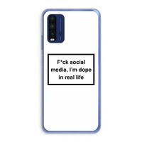 I'm dope: Xiaomi Redmi 9T Transparant Hoesje