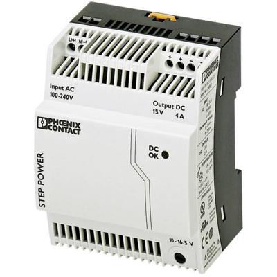 Phoenix Contact 2868619 DIN-rail netvoeding 15 V/DC 4 A 60 W Aantal uitgangen:1 x Inhoud 1 stuk(s)