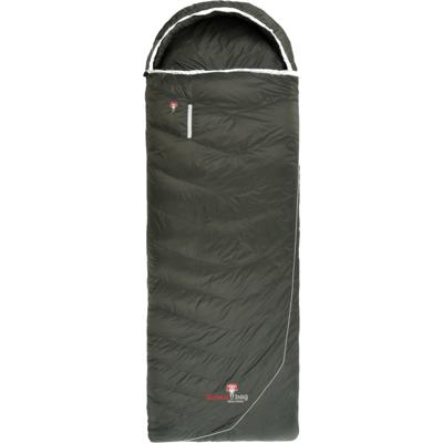 Grüezi Bag Biopod DownWool Summer Comfort Slaapzak (8 °C) - Slaapzak Dekenmodel - Links - Deep Forest
