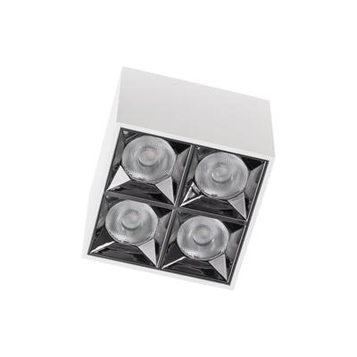 Lyora Witte opbouwspotMidi Led 2x2 leds - 3000K - 10047