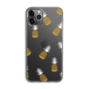 Ananasjes: iPhone 11 Pro Max Transparant Hoesje
