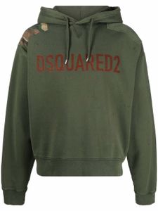 DSQUARED2 hoodie à logo imprimé - Vert