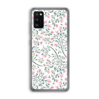 Sierlijke bloemen: Samsung Galaxy A41 Transparant Hoesje