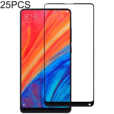 25 stuks volledige lijm volledige cover Screen Protector gehard glas film voor Xiaomi mi Mix 2 & 2S