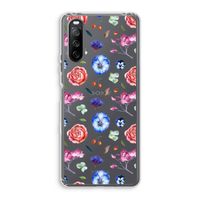 Bloemetjes: Sony Xperia 10 III Transparant Hoesje