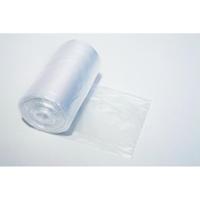 Vuilniszak HDPE, 10 micron, ft 44 x 48 cm, transparant, rol van 50 stuks