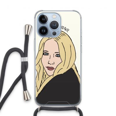 Mary Kate: iPhone 13 Pro Transparant Hoesje met koord