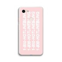 Hotline bling pink: Google Pixel 3 XL Transparant Hoesje Hotline bling pink: Google Pixel 3 XL Transparant Hoesje