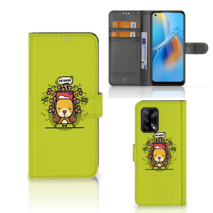 OPPO A74 4G Leuk Hoesje Doggy Biscuit