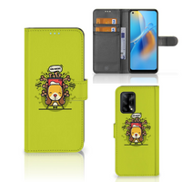OPPO A74 4G Leuk Hoesje Doggy Biscuit - thumbnail