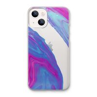 Zweverige regenboog: iPhone 13 mini Transparant Hoesje