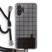 Rooster: Samsung Galaxy A32 5G Transparant Hoesje met koord