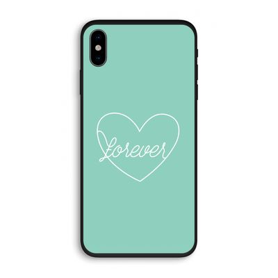 Forever heart pastel: iPhone X Biologisch afbreekbaar hoesje