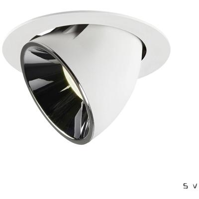 SLV 1006082 NUMINOS GIMBLE XL LED-inbouwlamp LED vast ingebouwd Wit