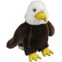 Pluche knuffel dieren Amerikaanse Zeearend roofvogel van 18 cm