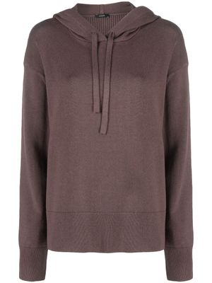 JOSEPH hoodie à lien de resserrage - Marron