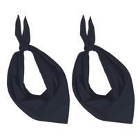 5x Zakdoek bandana zwart 5x Zakdoek bandana zwart