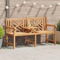 Bank Anders Bruin 150 x 60 x 90 cm Massief teakhout