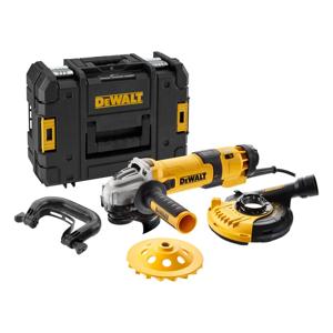 DEWALT DWE4257KT Haakse slijper 125 mm Incl. accessoires 1500 W