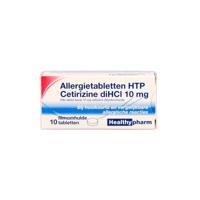 Healthypharm Cetirizine diHCl 10mg 10 Tabletten