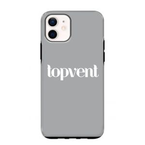 Topvent Grijs Wit: iPhone 12 mini Tough Case