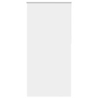 VidaXL Rolgordijn verduisterend 110x230 cm stofbreedte 105,7 cm wit