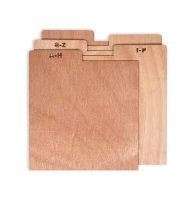 A-Z Houten Vinyl Tussenschotten - Natural (LP)