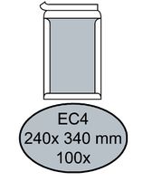 Envelop Quantore bordrug EC4 240x340mm zelfkl. wit 100stuks