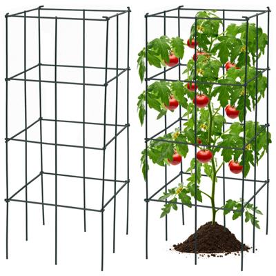4-delige Tomaten Klimsteun Plantensteunen voor Verticale Groei Stevig Klimrek voor Druiven Paprika's Wijnranken Bloemen