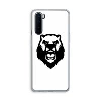 Angry Bear (white): OnePlus Nord Transparant Hoesje