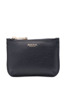 Aspinal Of London petite pochette Ella en cuir - Bleu