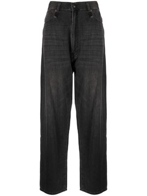 R13 jean ample à taille mi-haute - Noir