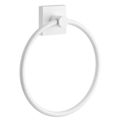 Smedbo House Handdoekring - 17x17cm - mat wit RX344