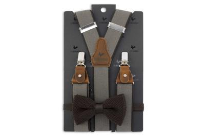 Bretels Combi Pack Brave Brownie | Voor Mannen | Bruin/off White | Traditionele Bretels | Peaky Blinders