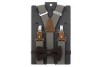 Bretels Combi Pack Brave Brownie | Voor Mannen | Bruin/off White | Traditionele Bretels | Peaky Blinders