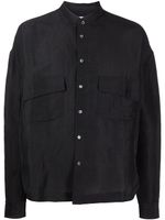 RHUDE chemise Malta à manches longues - BLACK 0015
