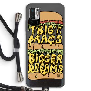 Big Macs Bigger Dreams: Xiaomi Redmi Note 10 5G Transparant Hoesje met koord