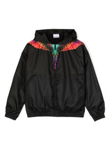 Marcelo Burlon County of Milan veste en coton à fermeture zippée - Noir