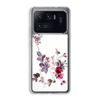 Mooie bloemen: Xiaomi Mi 11 Ultra Transparant Hoesje