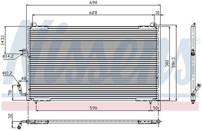 Condensor, airconditioning 94625