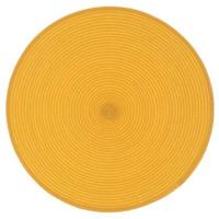 Unique Living - Placemat Daisy - Rond - Rotan - Geel|Oranje - Ø 38cm