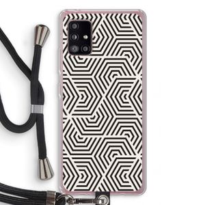Magic pattern: Samsung Galaxy A51 5G Transparant Hoesje met koord
