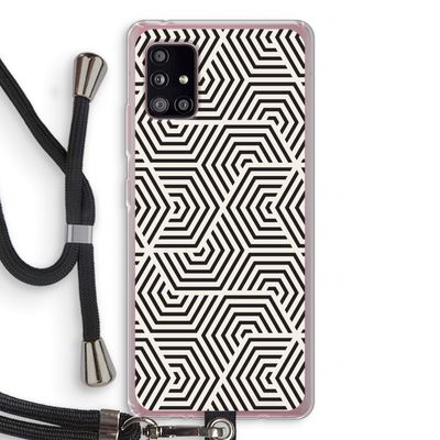 Magic pattern: Samsung Galaxy A51 5G Transparant Hoesje met koord