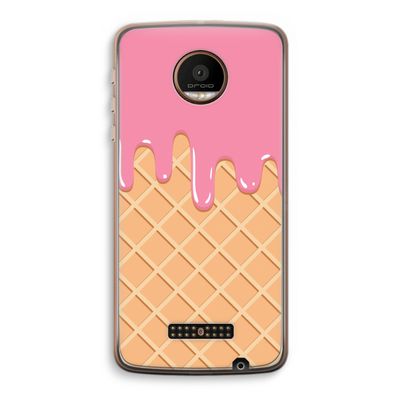 Ice cream: Motorola Moto Z Force Transparant Hoesje