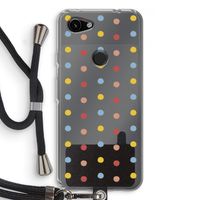 Bollen: Pixel 3a Transparant Hoesje met koord