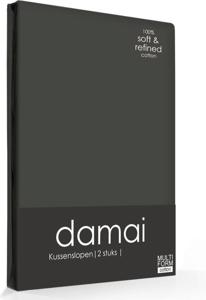 Damai Kussenslopen Anthracite (2 stuks)-40 x 60 cm