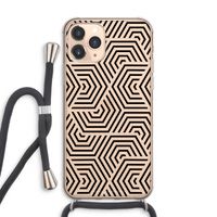 Magic pattern: iPhone 11 Pro Max Transparant Hoesje met koord