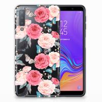 Samsung Galaxy A7 (2018) | TPU Case | Butterfly Roses