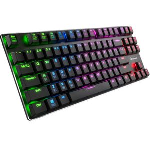 Sharkoon PureWriter TKL RGB toetsenbord Kantoor USB QWERTY Amerikaans Engels Zwart